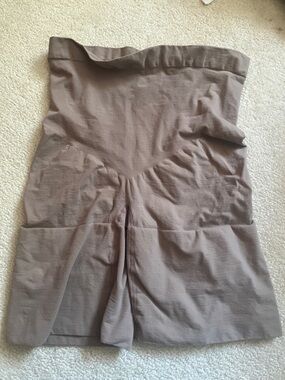 SPANX High-Waist Shaping Shorts in Taupe Brown Sz 3X